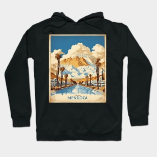 Mendoza Vintage Tourism Poster Hoodie